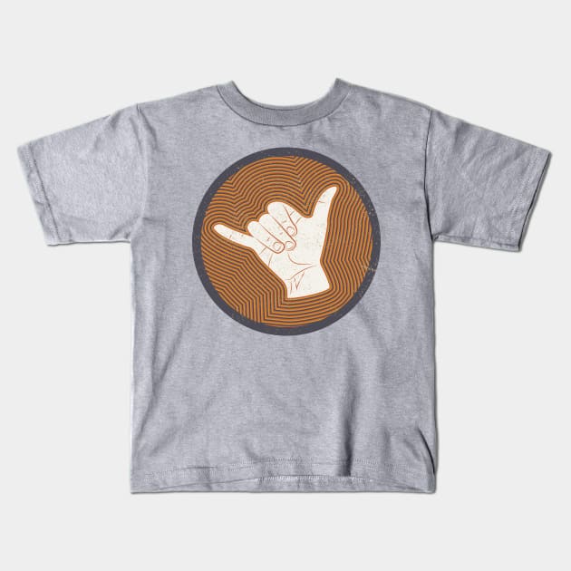 Hang Loose Shaka Kids T-Shirt by The Vintage Look